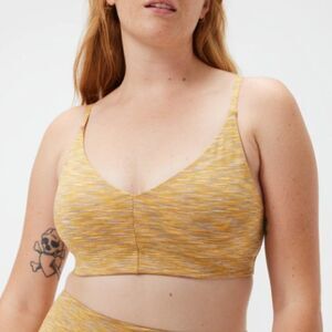 Outdoor Voices Flow Bralette Sports Bra In Sunset